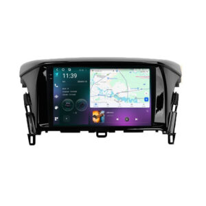 Navigatie dedicata cu Android Mitsubishi Eclipse Cross 2017 - 2020, 12GB RAM, Radio GPS Dual Zone, Display 2K QLED 9.5" Touchscreen, Internet Wi-Fi si slot SIM 4G, Bluetooth, MirrorLink, USB