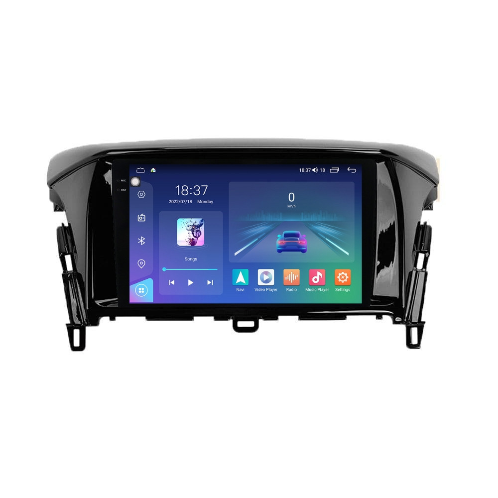 Navigatie dedicata cu Android Mitsubishi Eclipse Cross 2017 - 2020, 8GB RAM, Radio GPS Dual Zone, Display 2K QLED 9.5" Touchscreen, Internet Wi-Fi si slot SIM 4G, Bluetooth, MirrorLink, USB