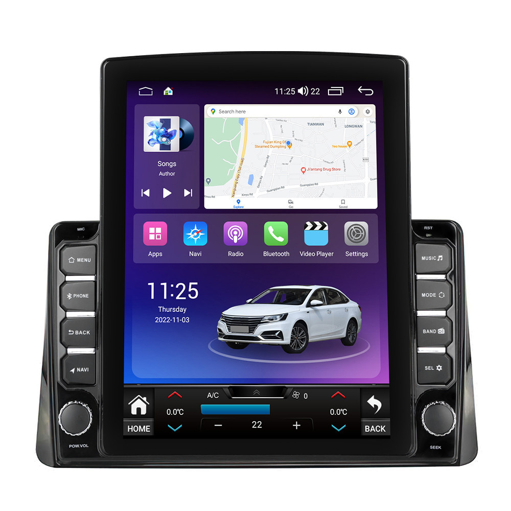 Navigatie dedicata cu Android Mitsubishi Eclipse Cross 2017 - 2020, 8GB RAM, Radio GPS Dual Zone, Touchscreen IPS 9.7" HD tip Tesla, Internet Wi-Fi si slot SIM 4G, Bluetooth, MirrorLink, USB