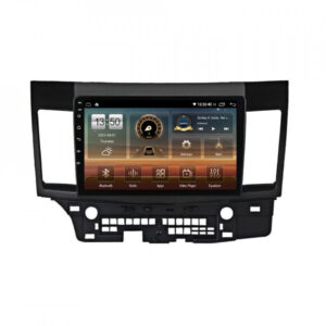 Navigatie dedicata cu Android Mitsubishi Lancer dupa 2007, 4GB RAM, Radio GPS Dual Zone, Display HD QLED 10" Touchscreen, Internet Wi-Fi si slot SIM 4G, Bluetooth, MirrorLink, USB