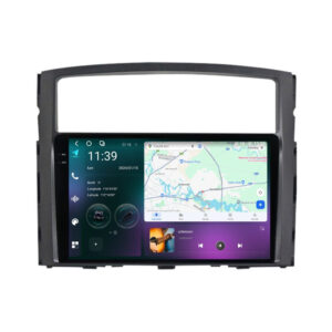 Navigatie dedicata cu Android Mitsubishi Pajero IV 2006 - 2018, 12GB RAM, Radio GPS Dual Zone, Display 2K QLED 9.5" Touchscreen, Internet Wi-Fi si slot SIM 4G, Bluetooth, MirrorLink, USB