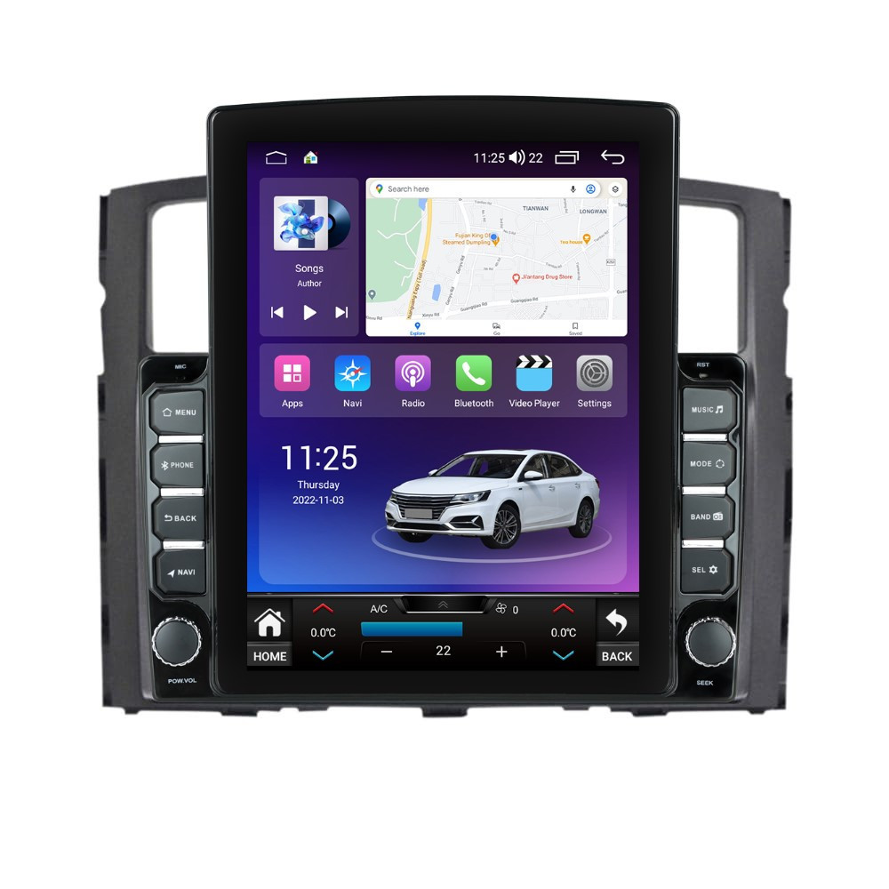 Navigatie dedicata cu Android Mitsubishi Pajero IV 2006 - 2018, 4GB RAM, Radio GPS Dual Zone, Touchscreen IPS 9.7" HD tip Tesla, Internet Wi-Fi si slot SIM 4G, Bluetooth, MirrorLink, USB