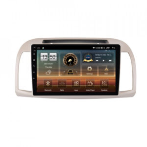 Navigatie dedicata cu Android Nissan Micra III 2003 - 2010, 4GB RAM, Radio GPS Dual Zone, Display HD QLED 9" Touchscreen, Internet Wi-Fi si slot SIM 4G, Bluetooth, MirrorLink, USB