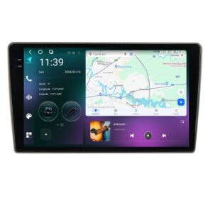 Navigatie dedicata cu Android Nissan Tiida 2004 - 2013, 12GB RAM, Radio GPS Dual Zone, Display 2K QLED 9.5" Touchscreen, Internet Wi-Fi si slot SIM 4G, Bluetooth, MirrorLink, USB