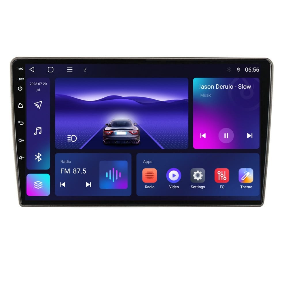 Navigatie dedicata cu Android Nissan Tiida 2004 - 2013, 3GB RAM, Radio GPS Dual Zone, Display HD QLED 9" Touchscreen, Internet Wi-Fi si slot SIM 4G, Bluetooth, MirrorLink, USB