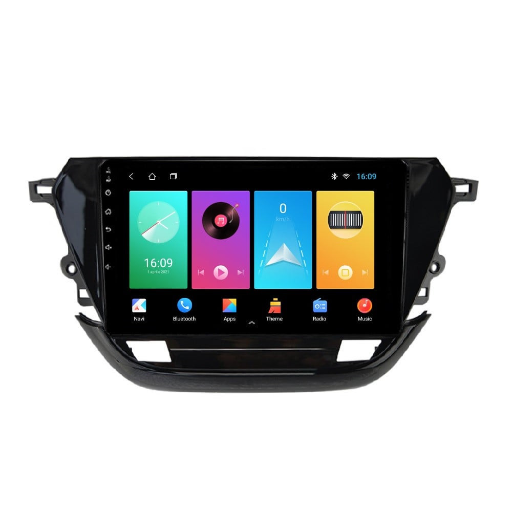 Navigatie dedicata cu Android Opel Corsa F dupa 2019, 2GB RAM, Radio GPS Dual Zone, Display HD IPS 9" Touchscreen, Internet Wi-Fi, Bluetooth, MirrorLink, USB