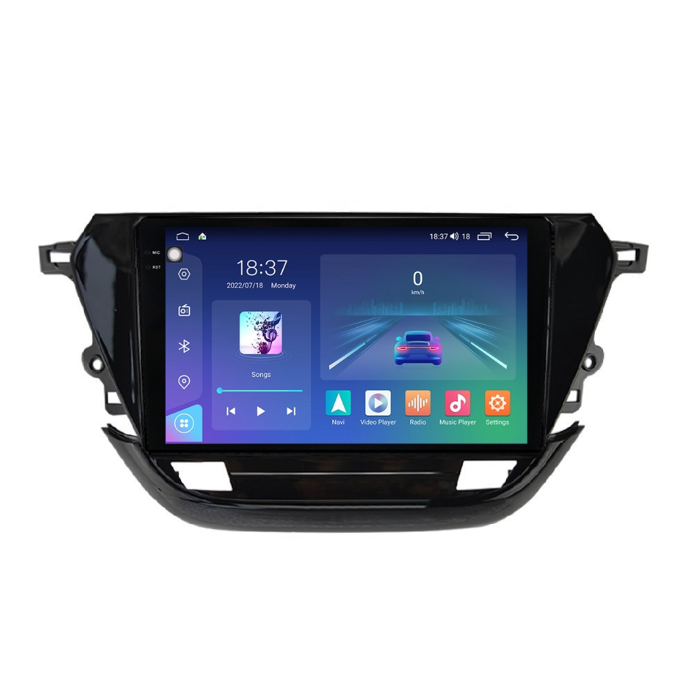 Navigatie dedicata cu Android Opel Corsa F dupa 2019, 4GB RAM, Radio GPS Dual Zone, Display 2K QLED 9.5" Touchscreen, Internet Wi-Fi si slot SIM 4G, Bluetooth, MirrorLink, USB