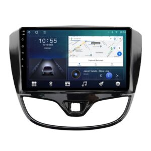 Navigatie dedicata cu Android Opel Karl 2015 - 2019, 2GB RAM, Radio GPS Dual Zone, Display HD QLED 9" Touchscreen, Internet Wi-Fi si slot SIM 4G, Bluetooth, MirrorLink, USB