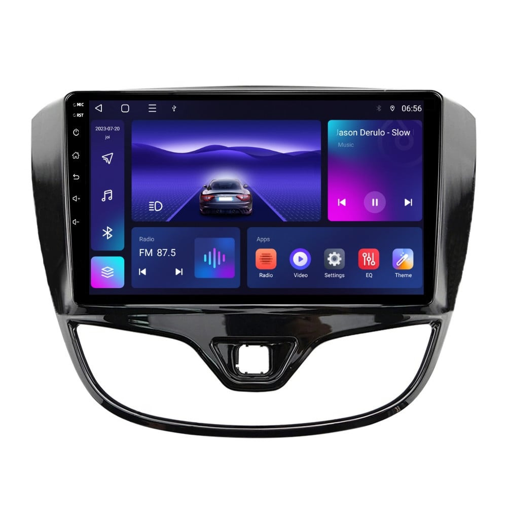 Navigatie dedicata cu Android Opel Karl 2015 - 2019, 3GB RAM, Radio GPS Dual Zone, Display HD QLED 9" Touchscreen, Internet Wi-Fi si slot SIM 4G, Bluetooth, MirrorLink, USB