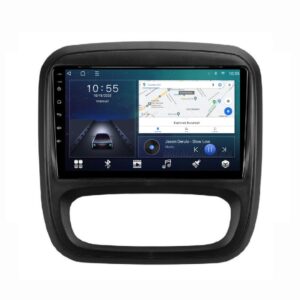 Navigatie dedicata cu Android Opel Vivaro B 2014 - 2019, 2GB RAM, Radio GPS Dual Zone, Display HD QLED 9" Touchscreen, Internet Wi-Fi si slot SIM 4G, Bluetooth, MirrorLink, USB