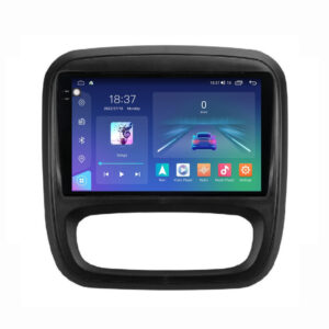 Navigatie dedicata cu Android Opel Vivaro B 2014 - 2019, 4GB RAM, Radio GPS Dual Zone, Display 2K QLED 9.5" Touchscreen, Internet Wi-Fi si slot SIM 4G, Bluetooth, MirrorLink, USB