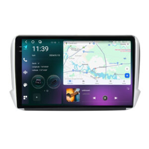 Navigatie dedicata cu Android Peugeot 2008 I 2013 - 2019, 12GB RAM, Radio GPS Dual Zone, Display 2K QLED 10.36" Touchscreen, Internet Wi-Fi si slot SIM 4G, Bluetooth, MirrorLink, USB