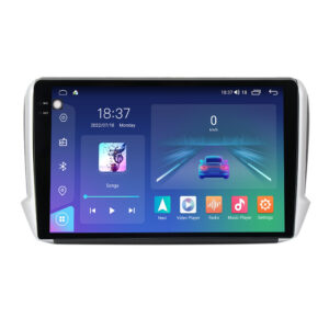 Navigatie dedicata cu Android Peugeot 2008 I 2013 - 2019, 4GB RAM, Radio GPS Dual Zone, Display 2K QLED 10.36" Touchscreen, Internet Wi-Fi si slot SIM 4G, Bluetooth, MirrorLink, USB