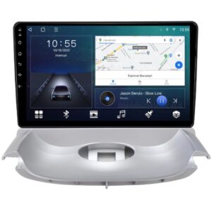 Navigatie dedicata cu Android Peugeot 206 1998 - 2009, 2GB RAM, Radio GPS Dual Zone, Display HD QLED 9'' Touchscreen, Internet Wi-Fi si slot SIM 4G, Bluetooth, MirrorLink, USB