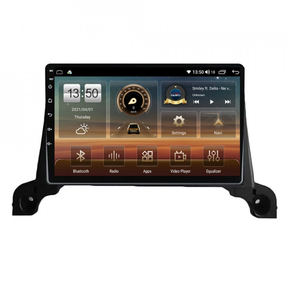 Navigatie dedicata cu Android Peugeot 3008 2016 - 2020, 6GB RAM, Radio GPS Dual Zone, Display HD QLED 9" Touchscreen, Internet Wi-Fi si slot SIM 4G, Bluetooth, MirrorLink, USB