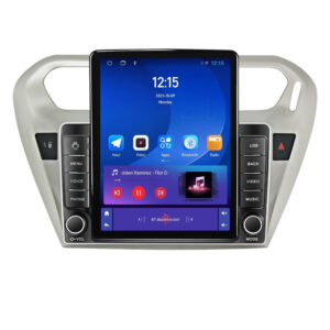 Navigatie dedicata cu Android Peugeot 301 dupa 2012, 1GB RAM, Radio GPS Dual Zone, Touchscreen IPS 9.7" HD tip Tesla, Internet Wi-Fi, Bluetooth, MirrorLink, USB