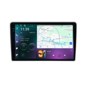 Navigatie dedicata cu Android Peugeot 407 2004 - 2011, 12GB RAM, Radio GPS Dual Zone, Display 2K QLED 9.5" Touchscreen, Internet Wi-Fi si slot SIM 4G, Bluetooth, MirrorLink, USB