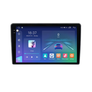 Navigatie dedicata cu Android Peugeot 407 2004 - 2011, 4GB RAM, Radio GPS Dual Zone, Display 2K QLED 9.5" Touchscreen, Internet Wi-Fi si slot SIM 4G, Bluetooth, MirrorLink, USB