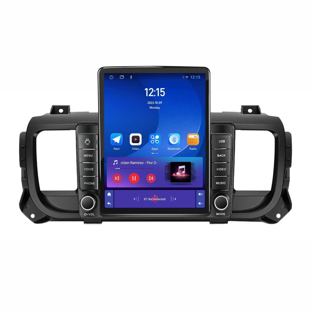 Navigatie dedicata cu Android Peugeot Expert dupa 2016, 1GB RAM, Radio GPS Dual Zone, Touchscreen IPS 9.7" HD tip Tesla, Internet Wi-Fi, Bluetooth, MirrorLink, USB