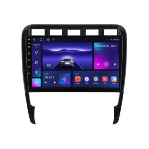 Navigatie dedicata cu Android Porsche Cayenne 2002 - 2010, 3GB RAM, Radio GPS Dual Zone, Display HD QLED 9" Touchscreen, Internet Wi-Fi si slot SIM 4G, Bluetooth, MirrorLink, USB