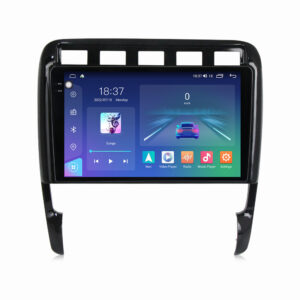 Navigatie dedicata cu Android Porsche Cayenne 2002 - 2010, 8GB RAM, Radio GPS Dual Zone, Display 2K QLED 9.5" Touchscreen, Internet Wi-Fi si slot SIM 4G, Bluetooth, MirrorLink, USB