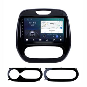 Navigatie dedicata cu Android Renault Captur I 2013 - 2020, 2GB RAM, Radio GPS Dual Zone, Display HD QLED 9" Touchscreen, Internet Wi-Fi si slot SIM 4G, Bluetooth, MirrorLink, USB