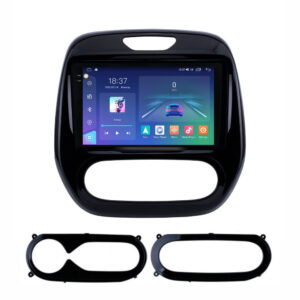 Navigatie dedicata cu Android Renault Captur I 2013 - 2020, 8GB RAM, Radio GPS Dual Zone, Display 2K QLED 9.5" Touchscreen, Internet Wi-Fi si slot SIM 4G, Bluetooth, MirrorLink, USB