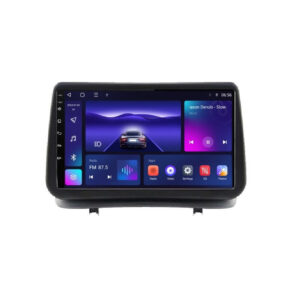 Navigatie dedicata cu Android Renault Clio III 2005 - 2012, 3GB RAM, Radio GPS Dual Zone, Display HD QLED 9" Touchscreen, Internet Wi-Fi si slot SIM 4G, Bluetooth, MirrorLink, USB