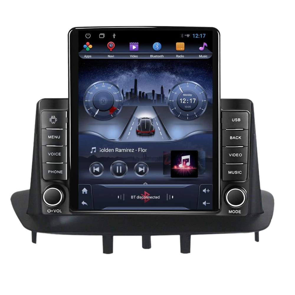 Navigatie dedicata cu Android Renault Fluence 2009 - 2016, 2GB RAM, Radio GPS Dual Zone, Touchscreen IPS 9.7" HD tip Tesla, Internet Wi-Fi, Bluetooth, MirrorLink, USB