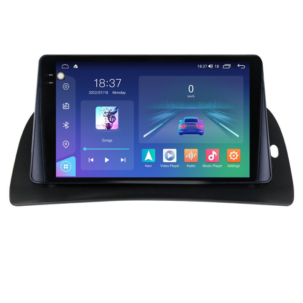 Navigatie dedicata cu Android Renault Kangoo II 2008 - 2021, 8GB RAM, Radio GPS Dual Zone, Display 2K QLED 9.5" Touchscreen, Internet Wi-Fi si slot SIM 4G, Bluetooth, MirrorLink, USB