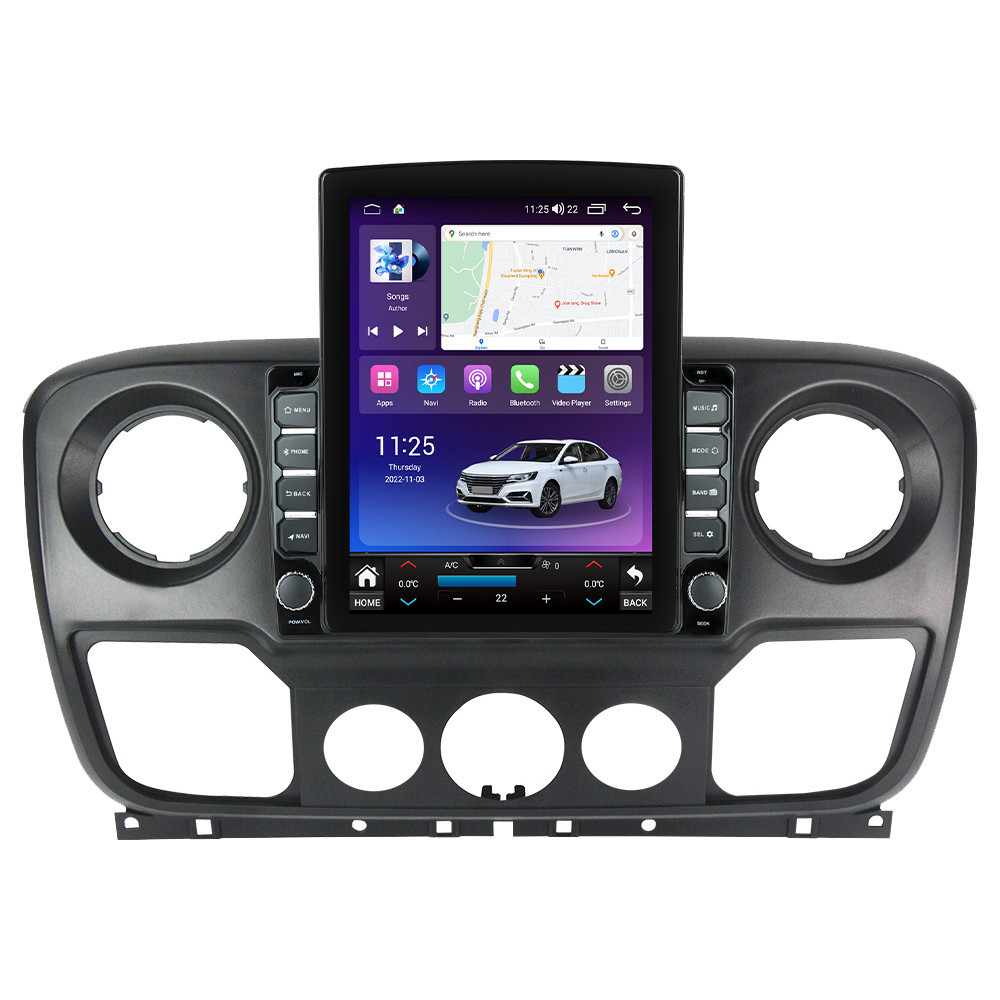 Navigatie dedicata cu Android Renault Master III 2010 - 2019, 8GB RAM, Radio GPS Dual Zone, Touchscreen IPS 9.7" HD tip Tesla, Internet Wi-Fi si slot SIM 4G, Bluetooth, MirrorLink, USB