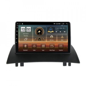 Navigatie dedicata cu Android Renault Megane II 2001 - 2009, 4GB RAM, Radio GPS Dual Zone, Display HD QLED 9" Touchscreen, Internet Wi-Fi si slot SIM 4G, Bluetooth, MirrorLink, USB