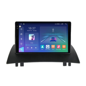 Navigatie dedicata cu Android Renault Megane II 2001 - 2009, 8GB RAM, Radio GPS Dual Zone, Display 2K QLED 9.5" Touchscreen, Internet Wi-Fi si slot SIM 4G, Bluetooth, MirrorLink, USB