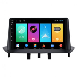 Navigatie dedicata cu Android Renault Megane III 2009 - 2016, 2GB RAM, Radio GPS Dual Zone, Display HD IPS 9" Touchscreen, Internet Wi-Fi, Bluetooth, MirrorLink, USB