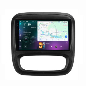 Navigatie dedicata cu Android Renault Trafic III 2014 - 2019, 12GB RAM, Radio GPS Dual Zone, Display 2K QLED 9.5" Touchscreen, Internet Wi-Fi si slot SIM 4G, Bluetooth, MirrorLink, USB