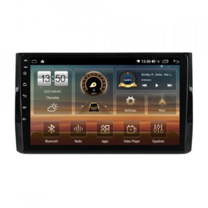 Navigatie dedicata cu Android Skoda Kodiaq dupa 2016, 6GB RAM, Radio GPS Dual Zone, Display HD QLED 10" Touchscreen, Internet Wi-Fi si slot SIM 4G, Bluetooth, MirrorLink, USB