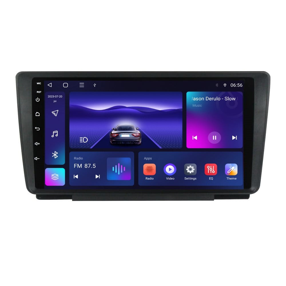 Navigatie dedicata cu Android Skoda Octavia II 2004 - 2013, 3GB RAM, Radio GPS Dual Zone, Display HD QLED 9" Touchscreen, Internet WiFi si slot SIM 4G, Bluetooth, MirrorLink, USB