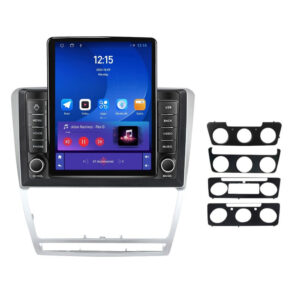 Navigatie dedicata cu Android Skoda Octavia II 2009 - 2013, gri, 1GB RAM, Radio GPS Dual Zone, Touchscreen IPS 9.7" HD tip Tesla, Internet Wi-Fi, Bluetooth, MirrorLink, USB