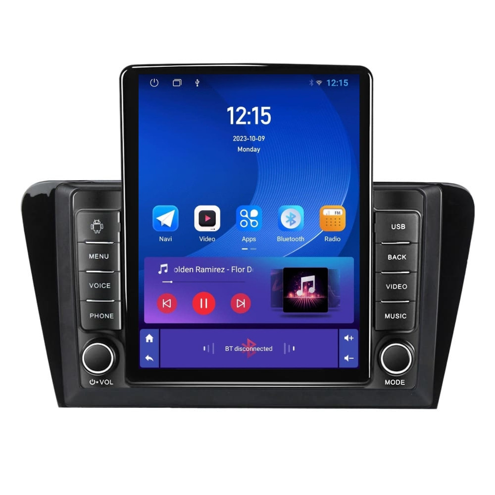 Navigatie dedicata cu Android Skoda Octavia III 2013 - 2020, 1GB RAM, Radio GPS Dual Zone, Touchscreen IPS 9.7" HD tip Tesla, Internet Wi-Fi, Bluetooth, MirrorLink, USB