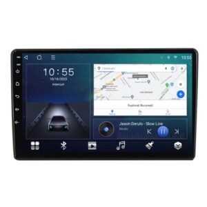 Navigatie dedicata cu Android Skoda Roomster 2006 - 2015, 2GB RAM, Radio GPS Dual Zone, Display HD QLED 10'' Touchscreen, Internet Wi-Fi si slot SIM 4G, Bluetooth, MirrorLink, USB