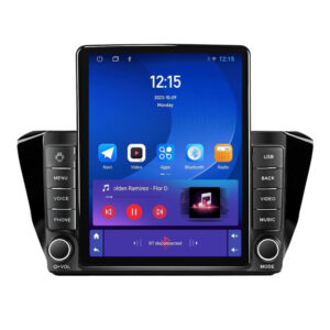 Navigatie dedicata cu Android Skoda Superb III 2015 - 2017, 1GB RAM, Radio GPS Dual Zone, Touchscreen IPS 9.7" HD tip Tesla, Internet Wi-Fi, Bluetooth, MirrorLink, USB