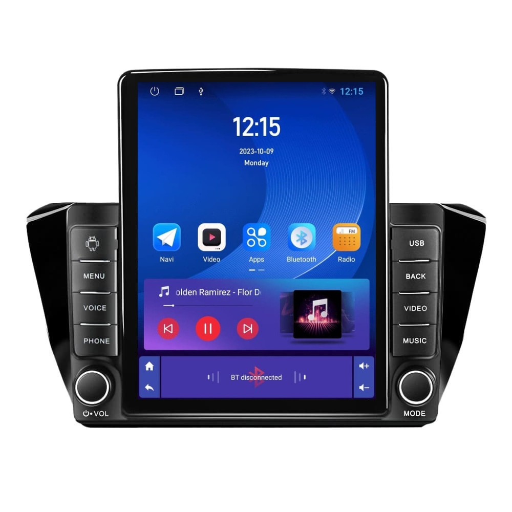 Navigatie dedicata cu Android Skoda Superb III 2015 - 2017, 1GB RAM, Radio GPS Dual Zone, Touchscreen IPS 9.7" HD tip Tesla, Internet Wi-Fi, Bluetooth, MirrorLink, USB