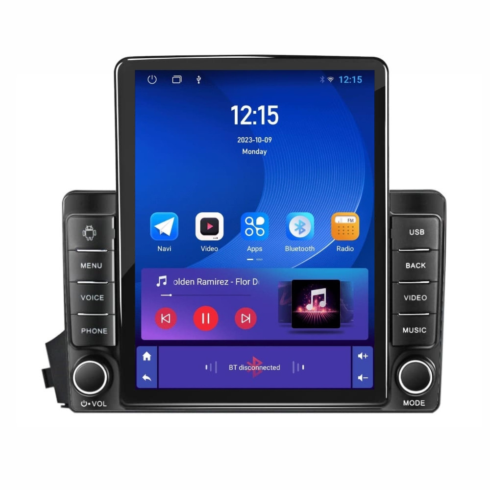 Navigatie dedicata cu Android Ssangyong Actyon 2005 - 2012, 1GB RAM, Radio GPS Dual Zone, Touchscreen IPS 9.7" HD tip Tesla, Internet Wi-Fi, Bluetooth, MirrorLink, USB