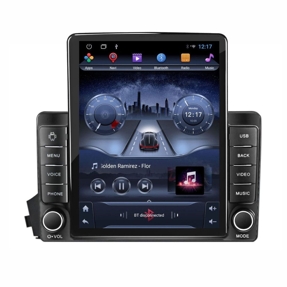 Navigatie dedicata cu Android Ssangyong Actyon 2005 - 2012, 2GB RAM, Radio GPS Dual Zone, Touchscreen IPS 9.7" HD tip Tesla, Internet Wi-Fi, Bluetooth, MirrorLink, USB
