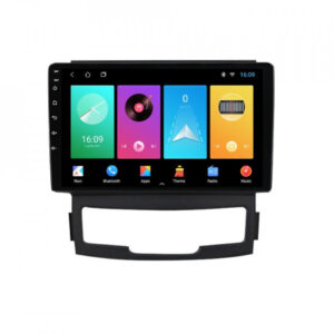 Navigatie dedicata cu Android Ssangyong Korando 2010 - 2013, 2GB RAM, Radio GPS Dual Zone, Display HD IPS 9" Touchscreen, Internet Wi-Fi, Bluetooth, MirrorLink, USB