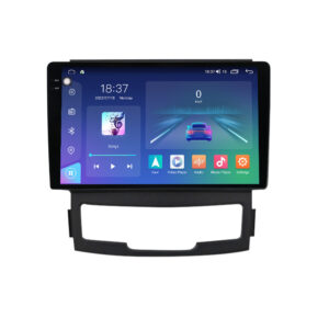 Navigatie dedicata cu Android Ssangyong Korando 2010 - 2013, 8GB RAM, Radio GPS Dual Zone, Display 2K QLED 9.5" Touchscreen, Internet Wi-Fi si slot SIM 4G, Bluetooth, MirrorLink, USB