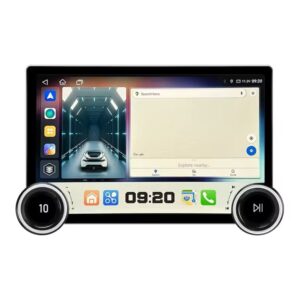 Navigatie dedicata cu Android Ssangyong Korando 2013 - 2019, 4GB RAM, Radio GPS Dual Zone, Display 2K QLED 11.8" Touchscreen, Internet Wi-Fi si slot SIM 4G, Bluetooth, MirrorLink, USB