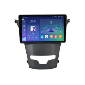 Navigatie dedicata cu Android Ssangyong Korando 2013 - 2019, 4GB RAM, Radio GPS Dual Zone, Display 2K QLED 9.5" Touchscreen, Internet Wi-Fi si slot SIM 4G, Bluetooth, MirrorLink, USB