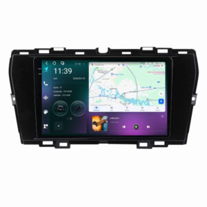 Navigatie dedicata cu Android Ssangyong Tivoli dupa 2020, 12GB RAM, Radio GPS Dual Zone, Display 2K QLED 9.5" Touchscreen, Internet Wi-Fi si slot SIM 4G, Bluetooth, MirrorLink, USB