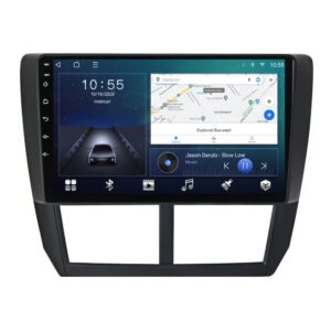 Navigatie dedicata cu Android Subaru Forester 2008 - 2013, 2GB RAM, Radio GPS Dual Zone, Display HD QLED 9" Touchscreen, Internet Wi-Fi si slot SIM 4G, Bluetooth, MirrorLink, USB